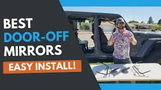 Best Doors-off Mirrors | How to Install Kikbax Offroad Foot Pegs with Mirrors