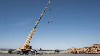 Aerial Cyrwheel amazing Crane Flight in 30m!
