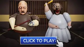 GRANNY VS GRANDPA PRISON RUNI(Obby) 