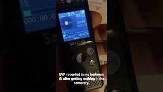 EVP recording. Sounds like help me 😳 #paranormal #evp #evps #ghosthunting #paranormalactivity