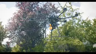 UAV Laserscanning with LOGXON PORTER Drone - GeoSLAM ZEB-HORIZON Scan Service Workflow