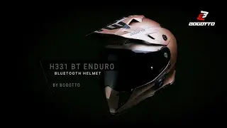 Bogotto H331 BT Bluetooth Enduro Helmet