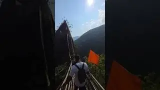 Bamboo trek experience #BambooTrek#NatureAdventure#MountainTrek#HiddenTrails#EcoTravel