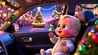 Xmas Car Parade w Baby 🎄🚗 | Fun Christmas Learning for Kids | Holiday Preschool Adventure