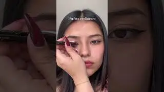 Perfect eyeliner #beautyyoutuber #makeup#hudabeauty#makeuptutorial #viralshort #viralvideo#ytshorts