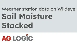 Using Soil Moisture Graphs (Stacked Soil Moisture) | Wildeye interface | Ag Logic how-to guide