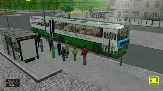 Omsi 2   (Омнинск 5.1 Маршрут Nr 10 # Славянский Рынок - Ресторан Нива # Ikarus 280 03)