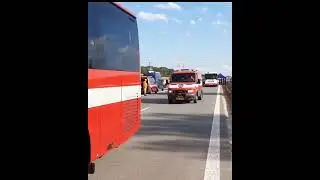 🚒🚑 CZECH EMERGENCY VEHICLES | DEPARTURE FROM ACCIDENT #shorts #strejdarukus