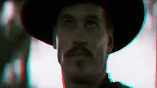 Tombstone - 3D R.I.P Val Kilmer -  Anaglyph Doc and Johnny Gunfight
