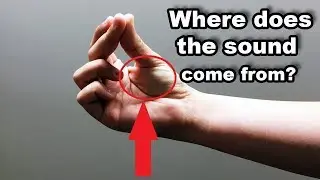 Where does the SOUND come from when you snap your fingers? Super SLOW MOTION 1000 fps