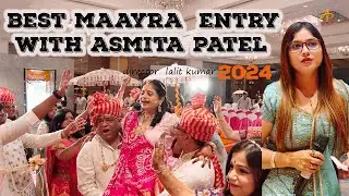 UNIQUE MAAYRA ENTRY SURAT LIVE 2024 SINGER ASMITA PATEL