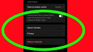 Realme Mobile Camera Settings Restore Finish