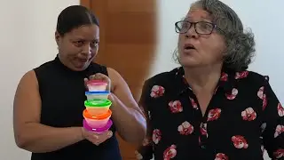 Rechaza Las cantinas plásticas que le regalo su hermana sin saber la sorpresa que había dentro
