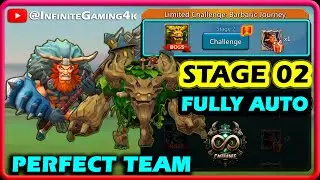 Lords Mobile Limited Challenge Barbaric Journey Stage 2 Fully Auto | Barbarian Stage 2 Fully Auto