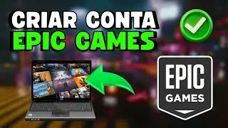 COMO CRIAR uma CONTA na EPIC GAMES LAUNCHER (PC e NOTEBOOK) 💻✅