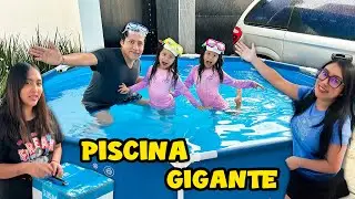 CONSTRUIMOS una PISCINA GIGANTE en el PATIO | Familia Daailum
