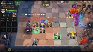 [Auto Chess Mobile] 3 star Heli and 3 star Tsunami stalker in one match!!