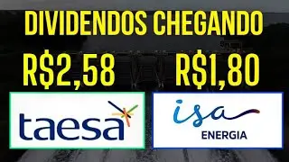TAEE11 TAESA DIVIDENDOS ISA ENERGIA #dividendos #taee11 #taee3 #isae4 #investimentos #energia