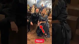 Power couple vibes: Jason & Rosie steal the spotlight at Burberry&rsquo;s London runway.