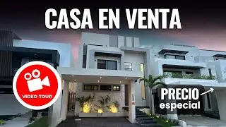 ¡CASA DE LUJO con ALBERCA en VÍA CUMBRES, Cancún! | 4 Recámaras, Paneles Solares y Casa Club