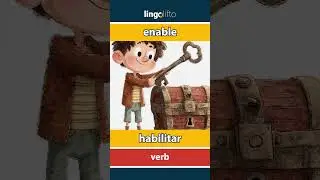 🇬🇧🇵🇹 enable - habilitar : learn English : vamos aprender ingl&ecirc;s : vocabulary builder
