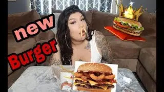 NEW BURGER KING BURGER REVIEW !!??/WAS IT A UFO🛸👽