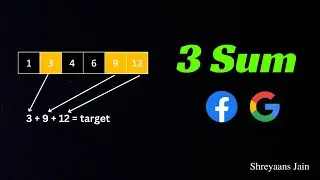 3 Sum | Animation | Leetcode 15 | Intuition with Example
