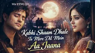 Kabhi Shaam Dhale To Mere Dil Mein Aa Jaana ❤️ | Sad Romantic Song 90s Style | Heart Touching Song