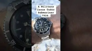 Military-Issued Tudor Submariner 7928 From The 1960s