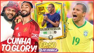GINGA HERO Gilberto Silva 117 OVR CDM Player Review | Cunha to Glory Episode: 50 | FC MOBILE