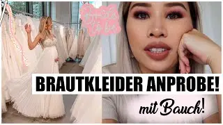 HOCHZEITSKLEIDER ANPROBIEREN im 8. Monat schwanger! l #DailyKisu