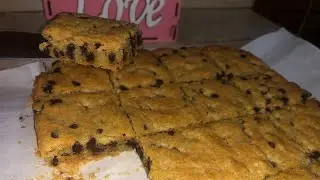 طريقة عمل البلونديز كيك (Blondies)