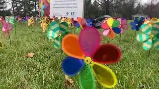 National Child Abuse Prevention Month kicks off with “planting” of pinwheel garden