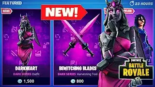 NEW DARKHEART SKIN + BEWITCHING BLADES PICKAXE NEW FORTNITE ITEM SHOP