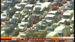 10 hours delay (Dover, UK) - BBC News - 25th July 2016