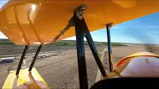 Head-tracking FPV flight. DJI O3 camera from RC Tiger Moth