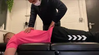 OLYMPIAN GYMNAST BRINN BEVAN GETS ADJUSTED