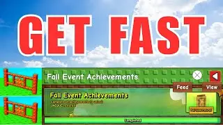 Trading My Fall Plants For The Fall Fence & The Fall Achievements In Roblox Grow A Garden.