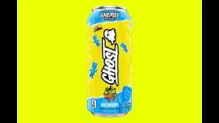 Trying Blue Rassberry Sour Patch Kids Ghost Energy Drink!!!