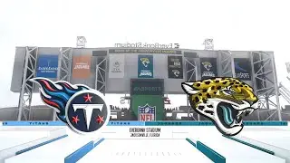 Madden NFL 26 - Tennessee Titans Vs Jacksonville Jaguars PS5 Simulation Week 18 (Updated Rosters)
