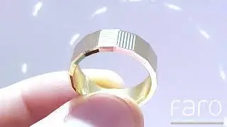 Faro F35 CNC creating a 16-faced ring