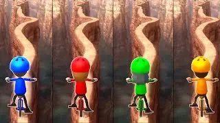 Wii Party Series - All DANGEROUS Minigames Guest B Vs Rosalina (2Player)