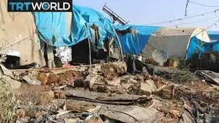 The War in Syria: YPG terror group targets refugee camp