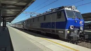 Wjazd pociągu IC 6300 Wyspiański na stację Krak&oacute;w Płasz&oacute;w