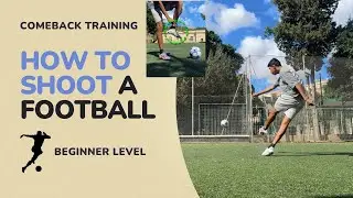 How to Shoot a Football for Beginners | Learn to Shoot with Power & Accuracy