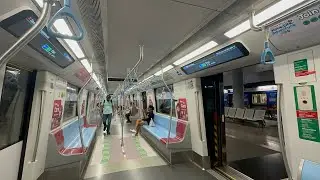 [HELLO KITTY AD] MRTravels on the Downtown Line: C951 Trainset 9028 from Expo to Upper Changi