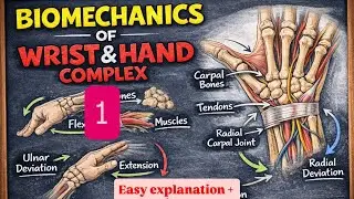 Wrist and hand complex -1 | Easy explanation and hamdwritten notes.