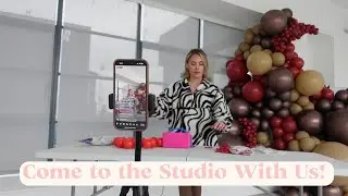 Come To The Studio With Us! LIVE Balloon Class!