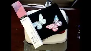 Cricut® Infusible Ink  on a Black Canvas bag