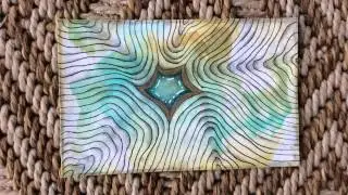 How To Draw 5C Aura Tangle Pattern - Lesson 29 ✍️
